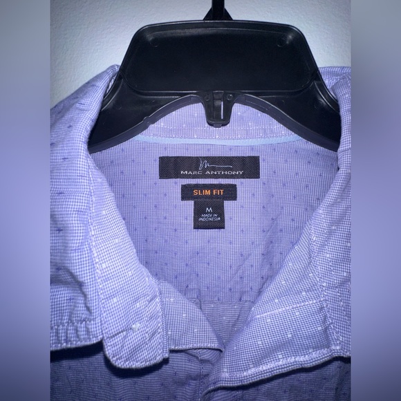 Marc Anthony, slim fit size medium men’s button up dress shirt - Picture 3 of 3